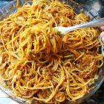 Macarrão com Carne Moída