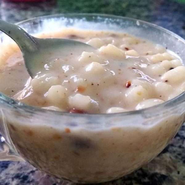 Canjica com Amendoim