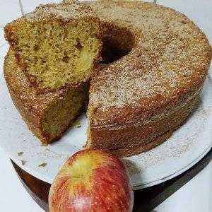 Bolo de Maçã de Liquidificador