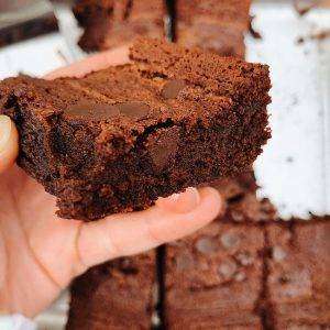 Brownie com Gotas de Chocolate