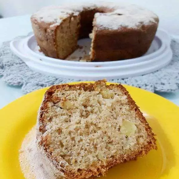 Bolo de Maçã com Canela