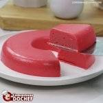 Pudim de Morango com Gelatina