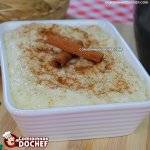 Arroz Doce com Creme de Leite