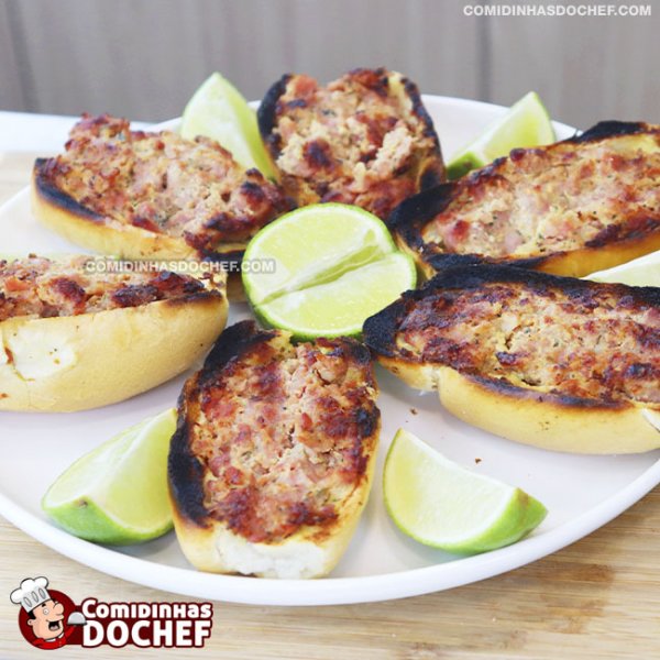 Pão Recheado Com Linguiça - Comidinhas do Chef