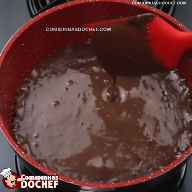 Calda de Chocolate com Leite Condensado - Passo 2