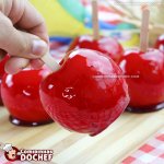 Maçã do Amor com Corante Líquido