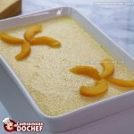 Mousse de Pêssego com Gelatina