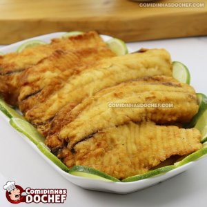 Peixe Frito de Restaurante