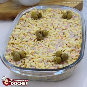 Salada de Macarrão Cremoso