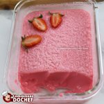 Sobremesa Gelada de Morango
