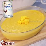 Sobremesa com Manga e Leite Condensado