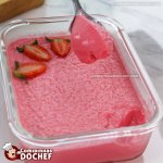 Sobremesa de Morango no Liquidificador