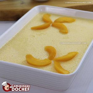 Sobremesa de Pêssego Gelada