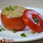 Tomate Recheado com Carne Moída