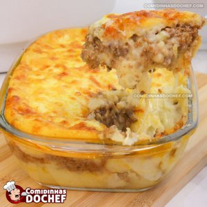 Escondidinho de Batata Com Carne Moída Simples