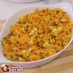 Farofa de Natal com Cenoura