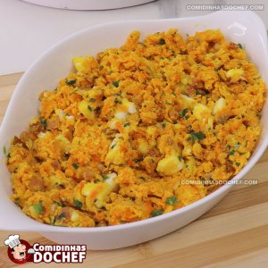 Farofa de Natal com Cenoura