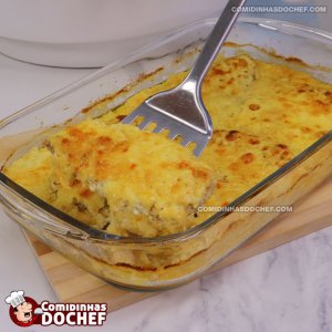 Frango Gratinado com Requeijão
