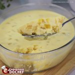 Gelado de Abacaxi com Gelatina