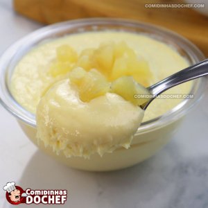 Mousse de Abacaxi Cremoso