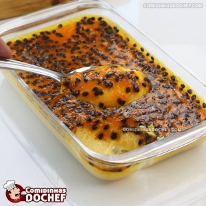 Mousse de Maracujá com Leite Condensado