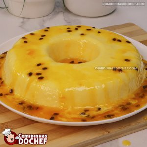 Pudim de Gelatina de Maracujá