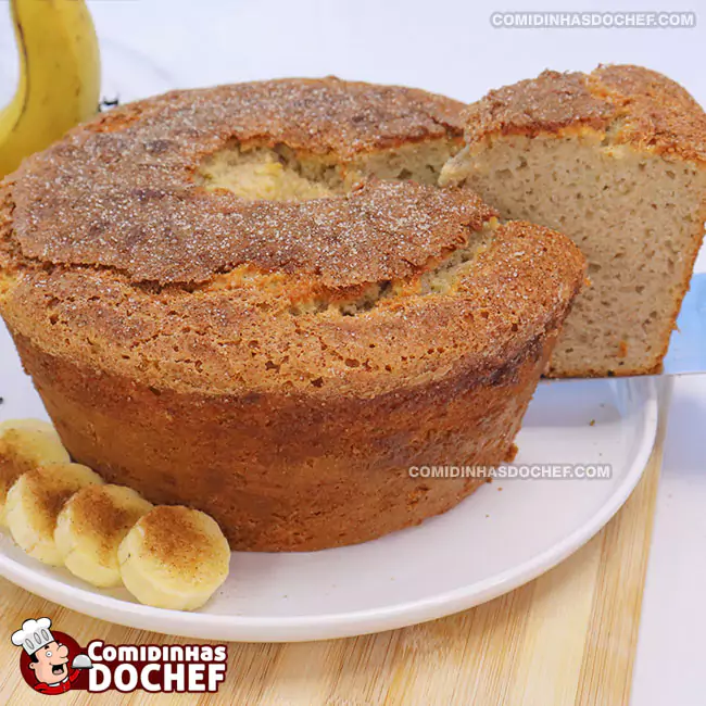 Bolo de Banana - Comidinhas do Chef