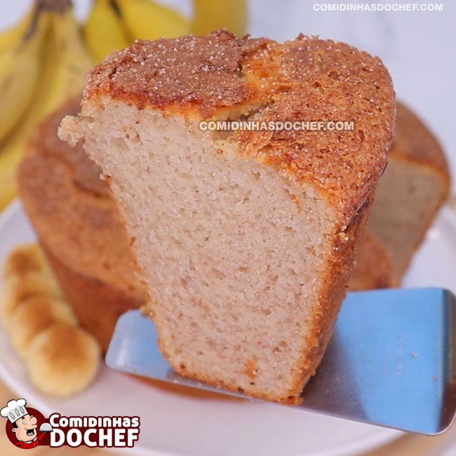 Bolo de Banana Nanica