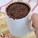 Bolo de Caneca de Chocolate de Micro-Ondas