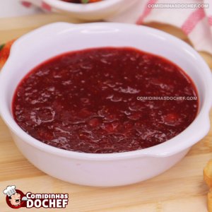 Geleia de Morango para Torta