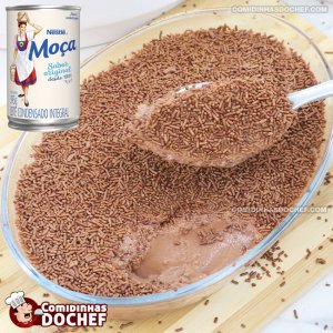 Sobremesa de Chocolate com Leite Condensado