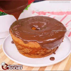 Cobertura de Chocolate para Bolo de Cenoura com Leite Condensado