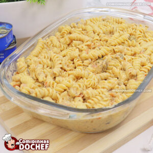 Macarrão com Sardinha Cremoso