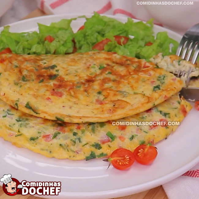 Omelete para Jantar - Passo 9