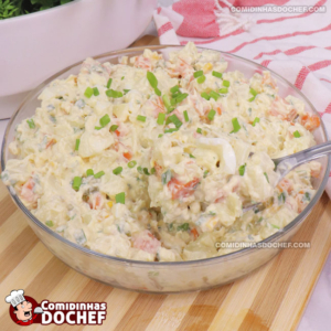 Salada de Maionese com Batata e Cenoura
