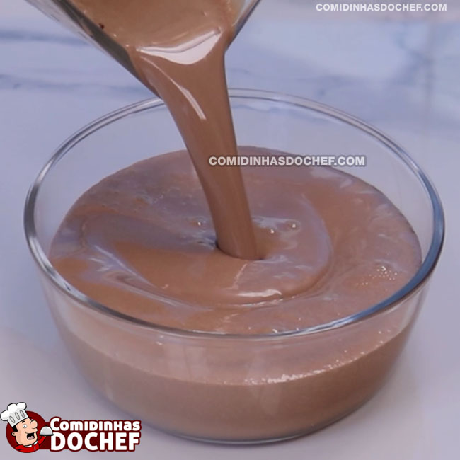 Sobremesa de Chocolate com Creme de Leite - Passo 6
