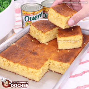 Bolo de Milho Sem Leite