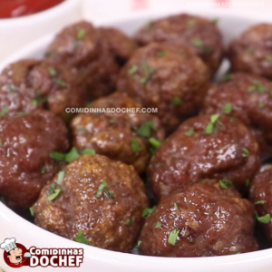 Bolinha de Carne Moída com Farinha De Rosca