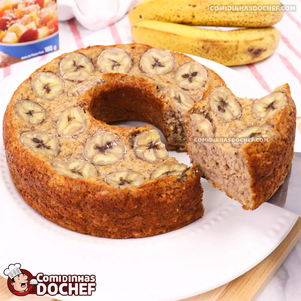 Top Bolo De Banana Fit Com Farinha De Aveia