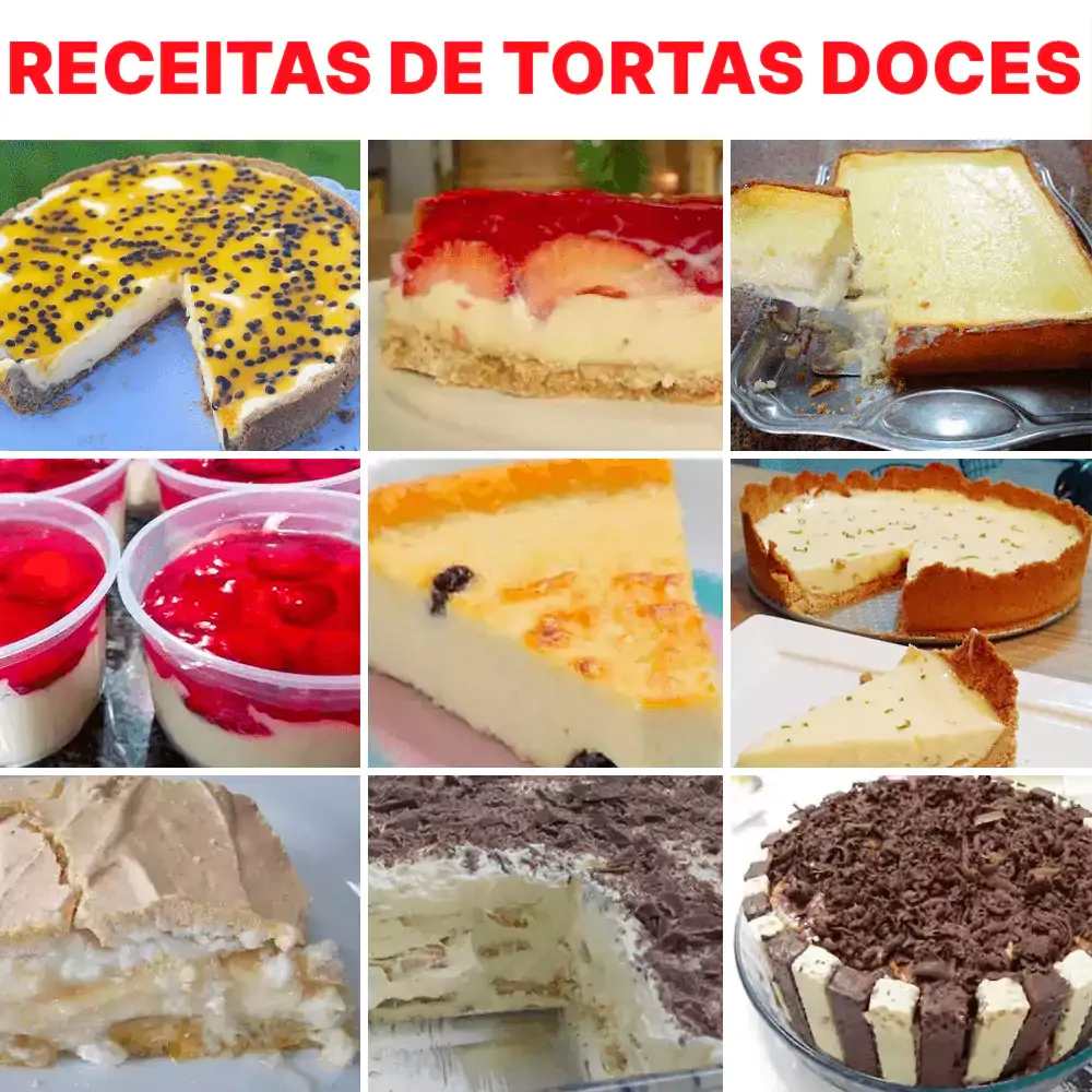 Tortas Doces para Impressionar: 12 Receitas Fáceis para Fim de Ano!