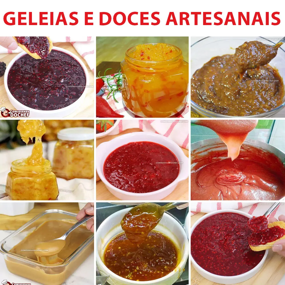 Descubra 20 Ideias de Geleias e Doces Artesanais para Surpreender seus Convidados!