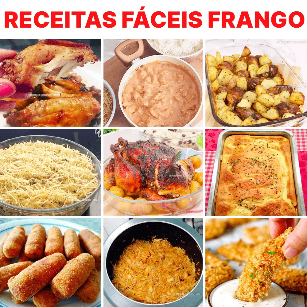 Frango em alta velocidade: 26 receitas rápidas e fáceis para Você!