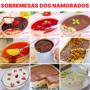 26 Sobremesas Increíveis para Surpreender Seu Amor no Dia dos Namorados!