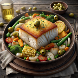 Bacalhau com Legumes e Crosta de Broa: Receita para uma Virada do Ano Festiva!