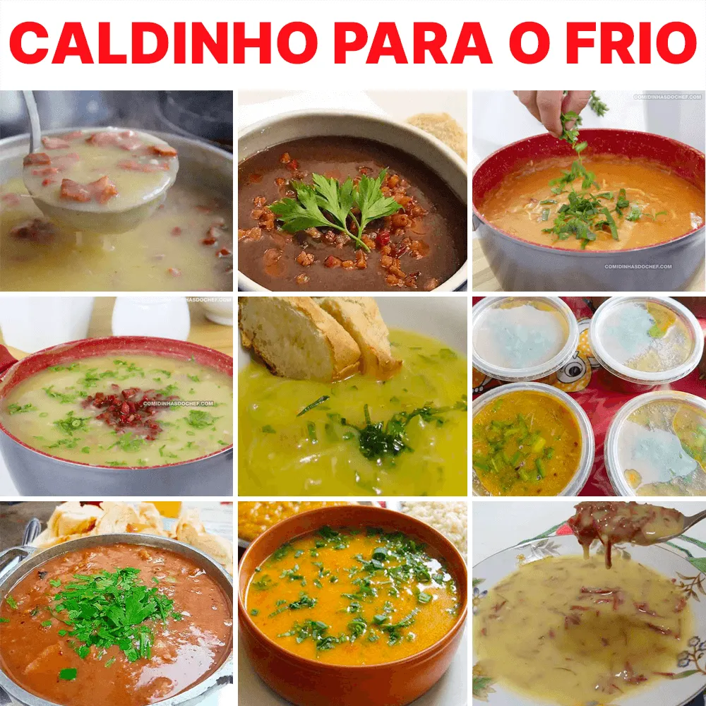 Descubra o Segredo dos Caldos que Aquecem no Frio!