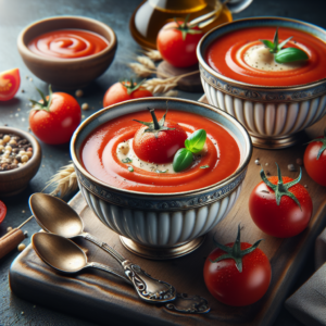 “Festeje o Réveillon com Copinhos de Creme de Tomate: Uma Receita para a Virada do Ano!”