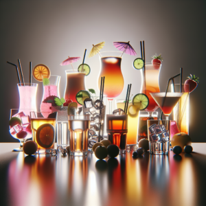 “Receitas para a Noite: Drinks com e sem Álcool para o Ano Novo!”