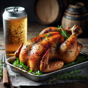 Frango Assado na Cerveja: Receita para uma Virada do Ano Inesquecível!