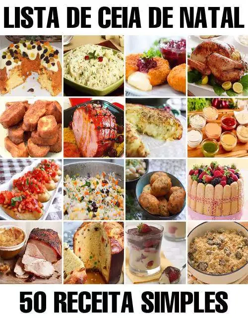 Como fazer uma emocionante lista de ceia de Natal com 50 receitas para encantar seus convidados!