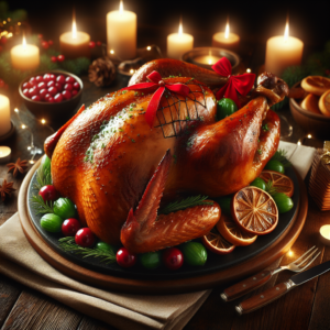 “Festeje o Ano Novo com o Peru de Natal Perfeito: Receita de Roast Turkey”